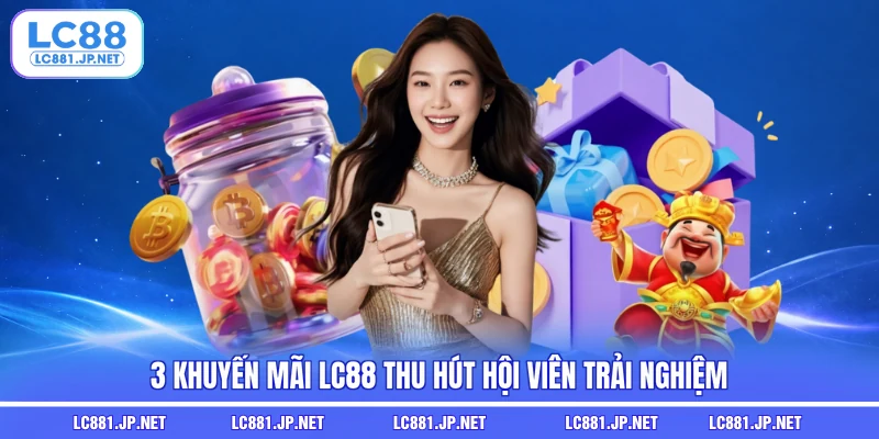 3 Khuyến mãi LC88 thu hút hội viên trải nghiệm