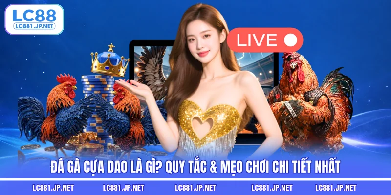 Đá Gà Cựa Dao Là Gì? Quy Tắc & Mẹo Chơi Chi Tiết Nhất