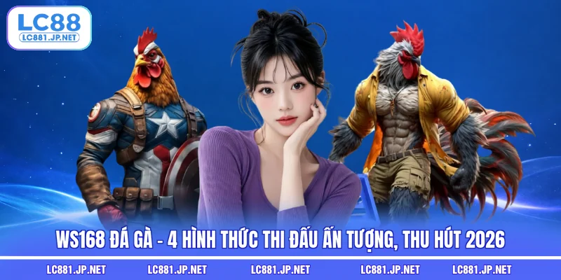 WS168 Đá Gà - 4 Hình Thức Thi Đấu Ấn Tượng, Thu Hút 2026